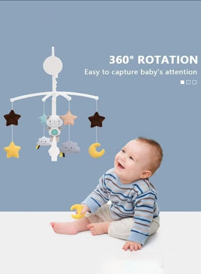 Musical Rotating Crib Mobile, Safe ABS Material, No Batteries Required, Soothing Bed Decoration For Baby - Image 3